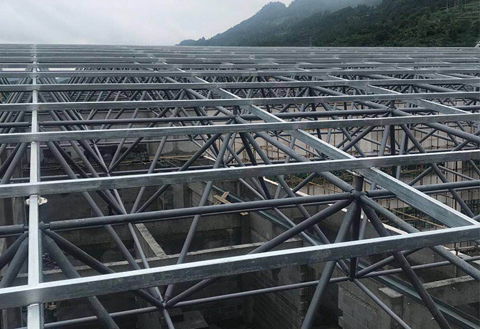 哈尔滨学校艺体楼网架

